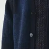 Cardigan in lana britannica jacquard Cardigan in lana britannica jacquard