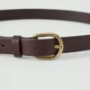 Cintura sottile in pelle con fibbia Laperruque Cintura sottile in pelle con fibbia Laperruque