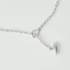 Collana con ciondolo a forma di baccello in argento di Sally Lacock Collana con ciondolo a forma di baccello in argento di Sally Lacock