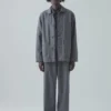 Giacca da lavoro in denim a righe Hickory Giacca da lavoro in denim a righe Hickory