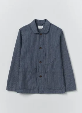 Giacca da lavoro in denim a righe Hickory
