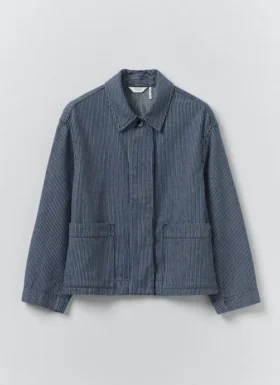 Giacca in denim a righe Hickory