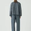 Giacca in denim a righe Hickory Giacca in denim a righe Hickory