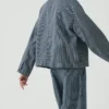 Giacca in denim a righe Hickory Giacca in denim a righe Hickory