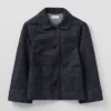 Giacca in denim indaco biologico a maniche larghe Giacca in denim indaco biologico a maniche larghe