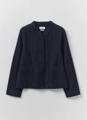 Giacca in denim indaco giapponese