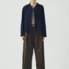 Giacca in denim indaco giapponese