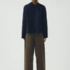 Giacca in denim indaco giapponese