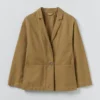 Giacca in twill di cotone e lino Giacca in twill di cotone e lino