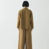 Giacca in twill di cotone e lino Giacca in twill di cotone e lino