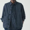 Gilet imbottito a righe ferroviarie Gilet imbottito a righe ferroviarie