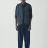 Gilet imbottito a righe ferroviarie Gilet imbottito a righe ferroviarie