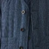 Gilet imbottito a righe ferroviarie Gilet imbottito a righe ferroviarie