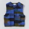 Gilet in maglia patchwork di lana Gilet in maglia patchwork di lana