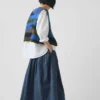 Gilet in maglia patchwork di lana Gilet in maglia patchwork di lana