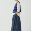Gilet in maglia patchwork di lana Gilet in maglia patchwork di lana