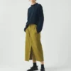 Gonna dritta in twill di cotone