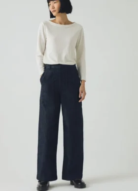 Jeans a vita alta in denim biologico Annie