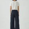 Jeans Annie in denim biologico con bottoni laterali