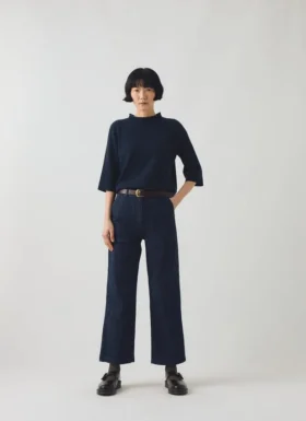 Jeans cropped Ashley in cotone biologico