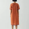 Kaftan in cotone a quadri Bistrot Kaftan in cotone a quadri Bistrot