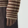 Maglione a righe in lana di alpaca Maglione a righe in lana di alpaca