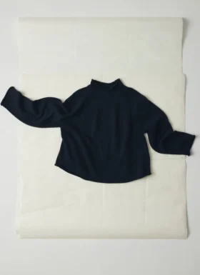 Maglione comodo in cotone biologico e lino