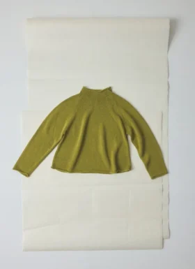 Maglione comodo in cotone biologico e lino
