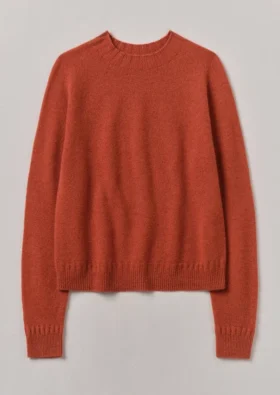 Maglione girocollo in lana e cashmere