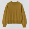 Maglione in cotone e mohair pregiato Maglione in cotone e mohair pregiato