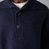 Maglione in lana con mezza abbottonatura Maglione in lana con mezza abbottonatura