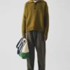 Maglione in lana con mezza abbottonatura Maglione in lana con mezza abbottonatura