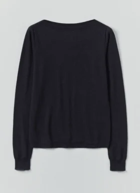 Maglione in lana pregiata e cashmere
