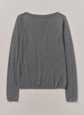 Maglione in lana pregiata e cashmere
