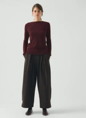 Maglione in lana pregiata e cashmere