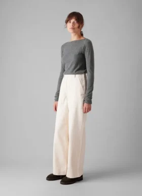Maglione in lana pregiata e cashmere