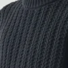 Maglione in misto lana e cotone a coste Maglione in misto lana e cotone a coste