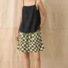 Pantaloncini a quadri stampati a mano Pantaloncini a quadri stampati a mano