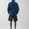 Pantaloncini in popeline di cotone a doppia piega Pantaloncini in popeline di cotone a doppia piega