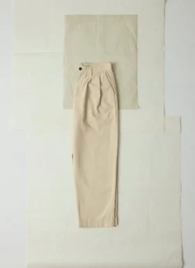 Pantaloni a gamba larga in tela di cotone Bill
