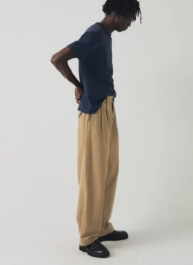 Pantaloni a gamba larga in tela di cotone Bill