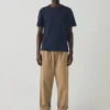 Pantaloni a gamba larga in tela di cotone Bill