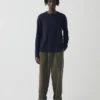 Pantaloni a gamba larga in tela di cotone Bill