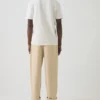 Pantaloni a gamba larga in tela di cotone Bill