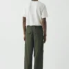 Pantaloni a gamba larga in tela di cotone Bill