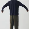 Pantaloni a gamba larga in tela di cotone Bill