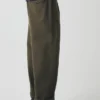 Pantaloni a gamba larga in tela di cotone Bill
