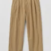 Pantaloni a gamba larga in tela di cotone Bill