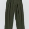 Pantaloni a gamba larga in tela di cotone Bill