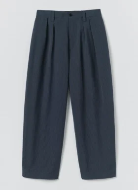 Pantaloni a pieghe a righe Caspar